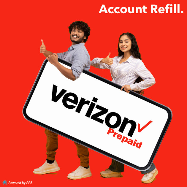 Verizon Wireless Prepaid Refill Top Up PrePaid Phone Zone
