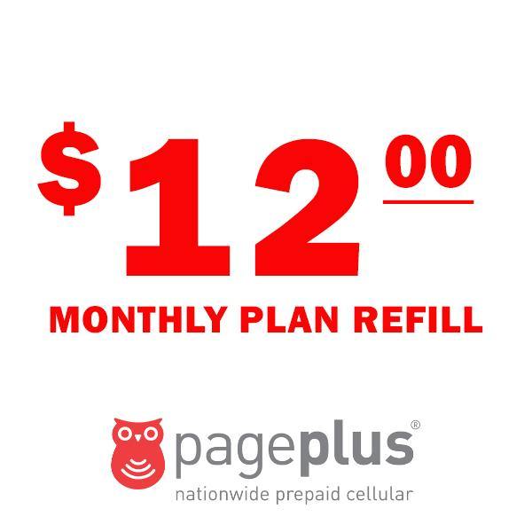 Page Plus Monthly Plan Refill – PrePaid Phone Zone