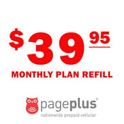 Page Plus Monthly Plan Refill - PrePaid Phone Zone